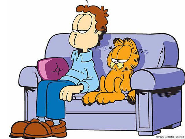 lazy garfield