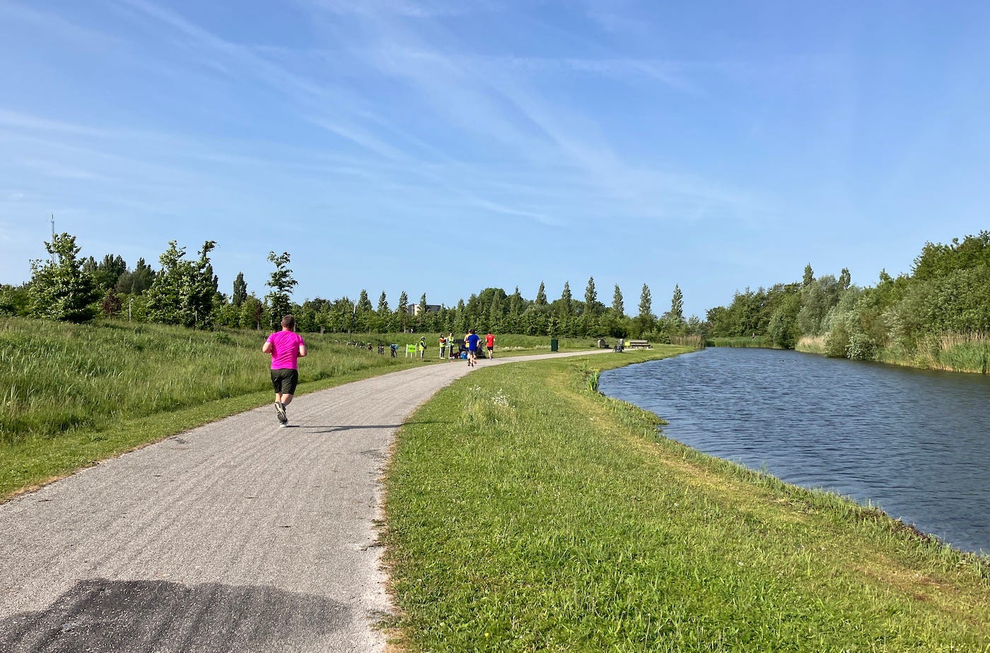 Path by a canal