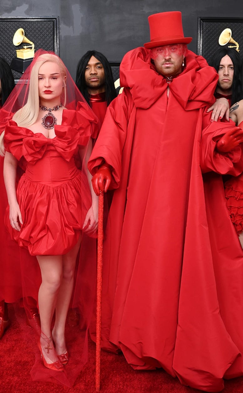 Kim Petras, Sam Smith, 2023 Grammy Awards, Arrivals