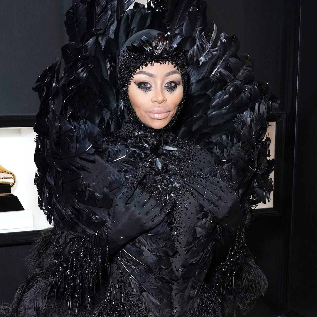Blac Chyna Goes Pantsless in Extravagant Gothic Look at 2023 Grammys - E!  Online