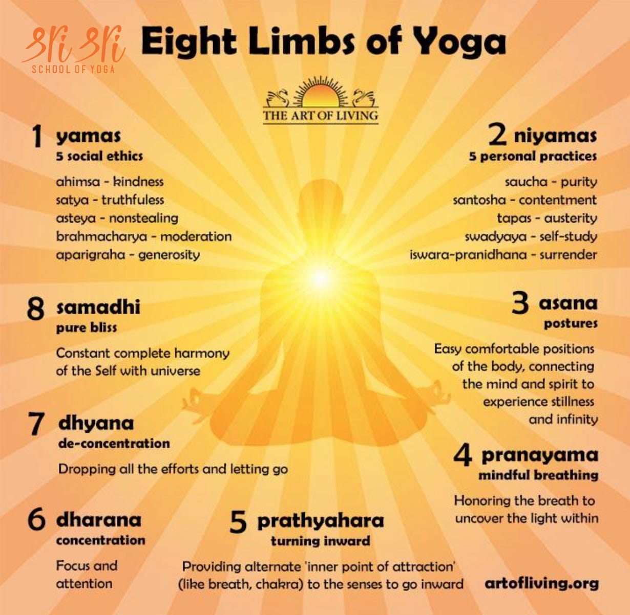 8 Limbs of Yoga