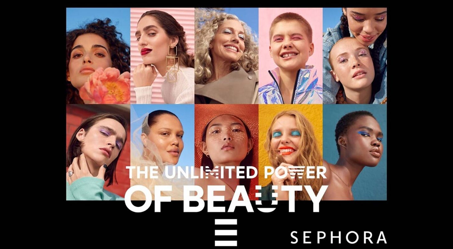 The Unlimited Power of Beauty » : la nouvelle campagne de Sephora qui  exalte la force de la beauté de chaque femme - LVMH