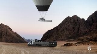 California-based startup Leo Aerospace is developing a small-satellite launch system employing a rocket and a big hot-air balloon. The system will be mobile, capable of launching off the back of a semitruck.