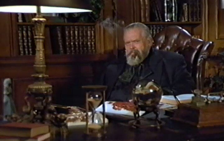Orson Welles in The Man Who Saw Tomorrow