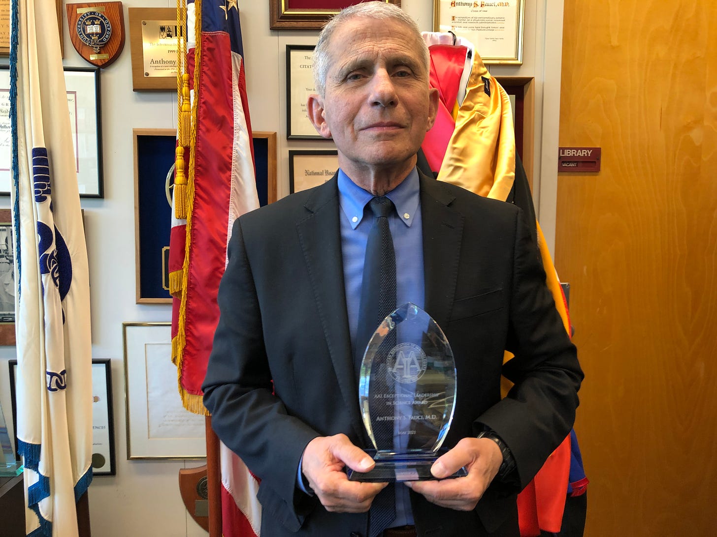 Anthony Fauci to be awarded with prestigious 'Ethics Prize' for 'saving millions of lives' 
