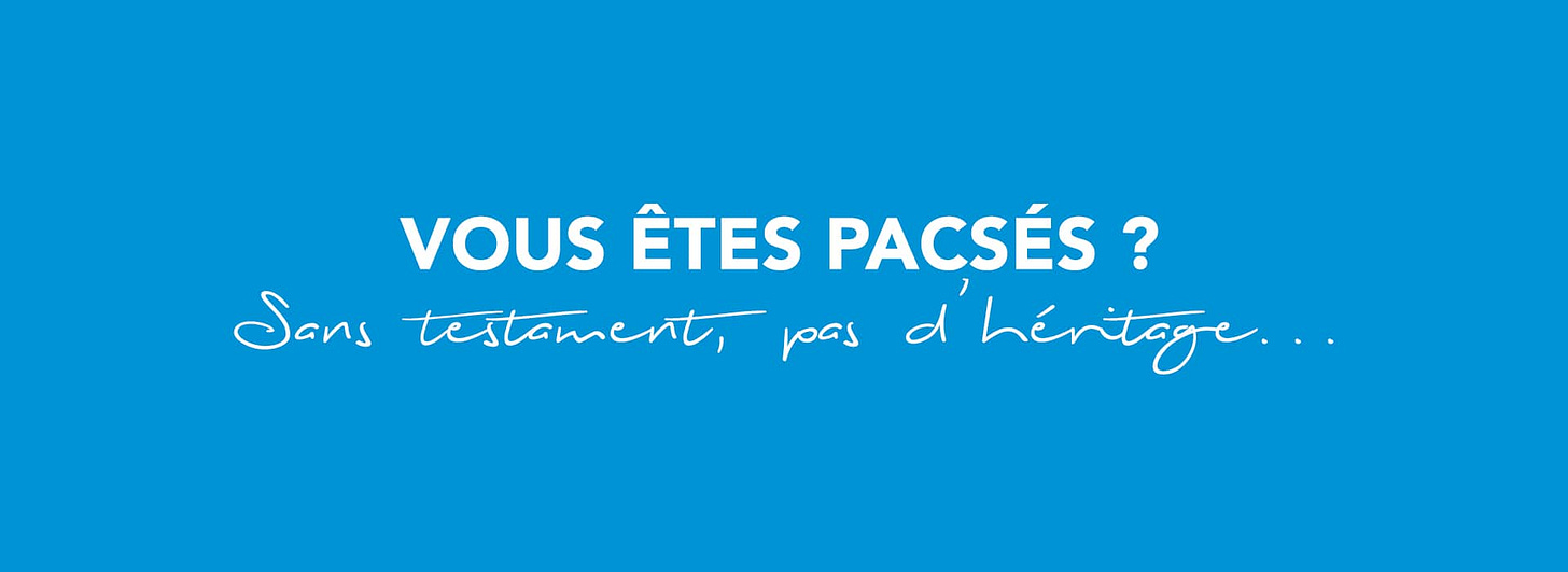 Couples pacsés : sans testament, pas d'héritage | Chambre Gironde Notaires