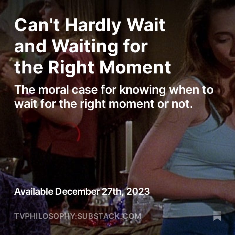 Can't Hardly Wait and Waiting for the Right Moment starring Jennifer Love Hewitt, Ethan Embry, Charlie Korsmo, Lauren Ambrose and Peter Facinelli. Subscribe to get it in your inbox.