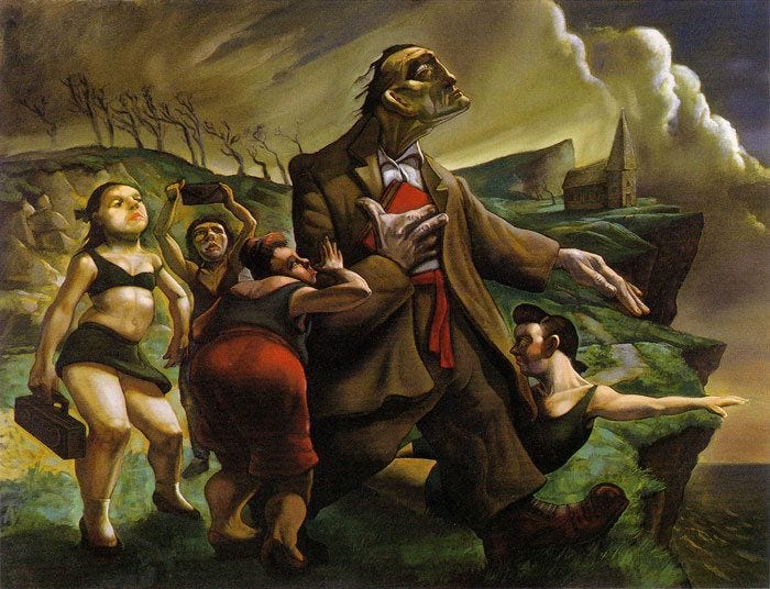 Sisters of Mercy - Peter Howson, 1989 : r/museum
