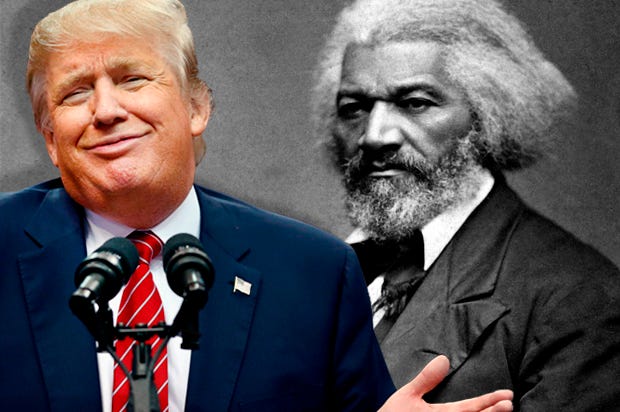 donald trump doesnt mess up black history month talk