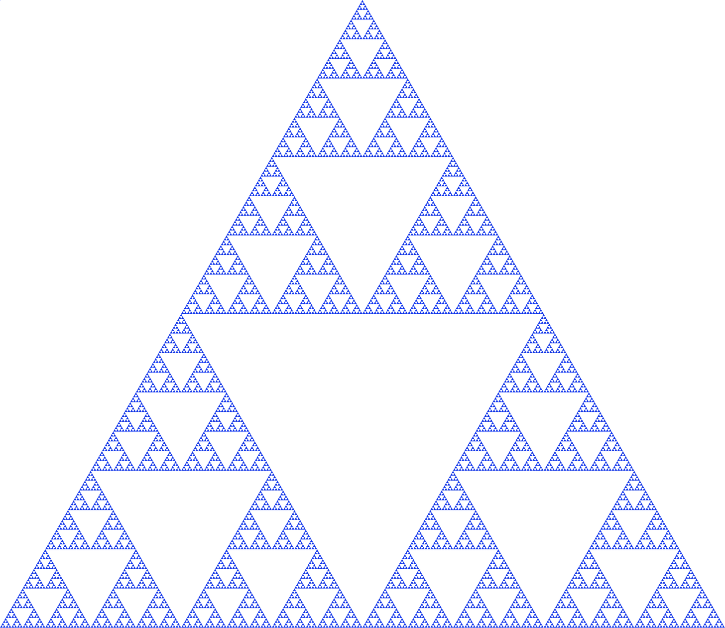 Sierpinski triangle - Wikipedia