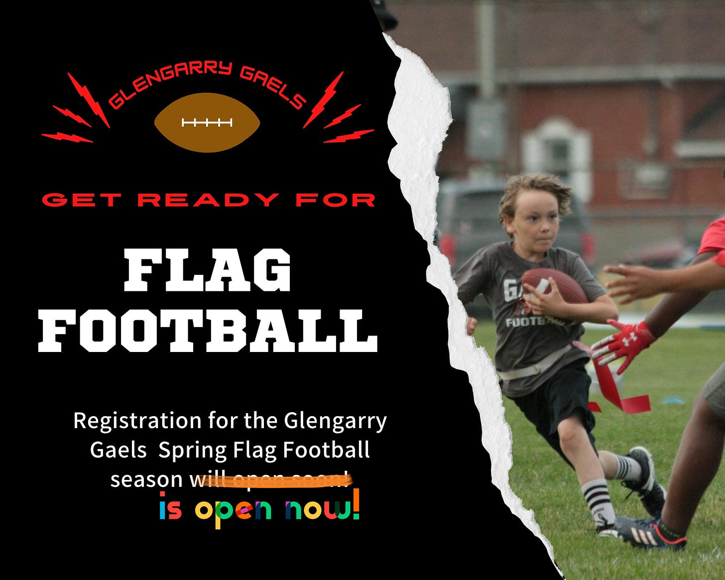 flag football promo