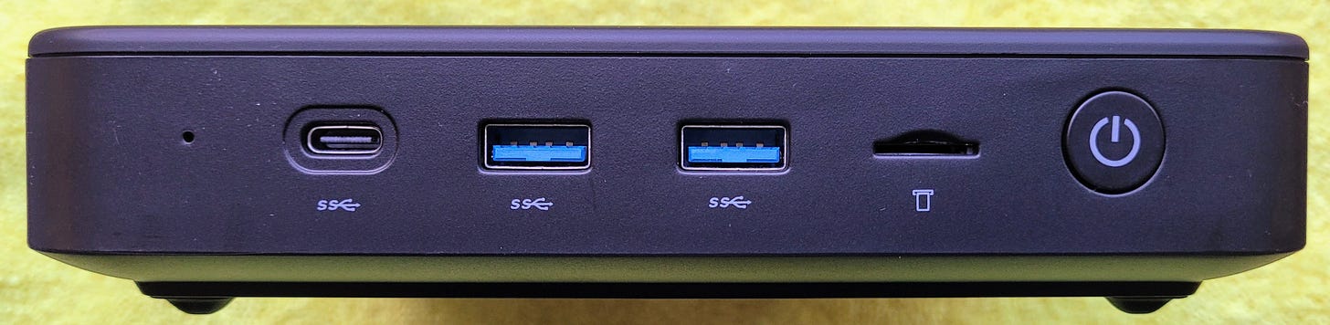 Front ports