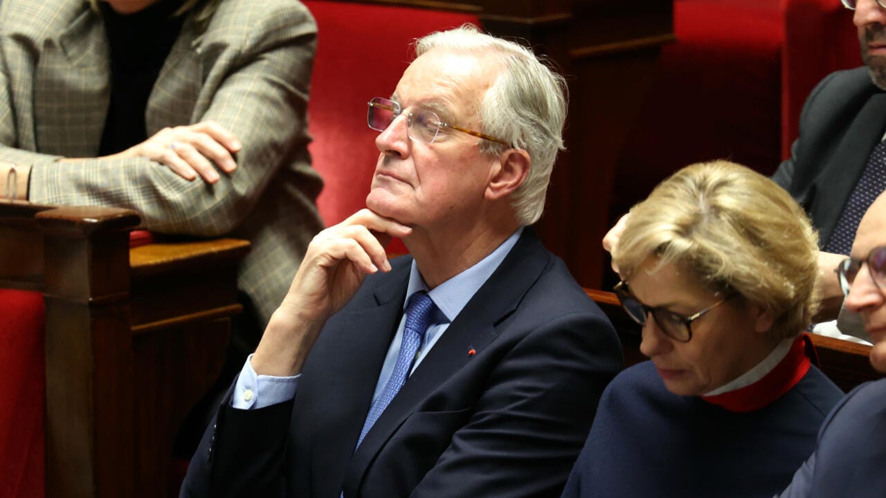 A majority of deputies voted to oust Barnier and his government