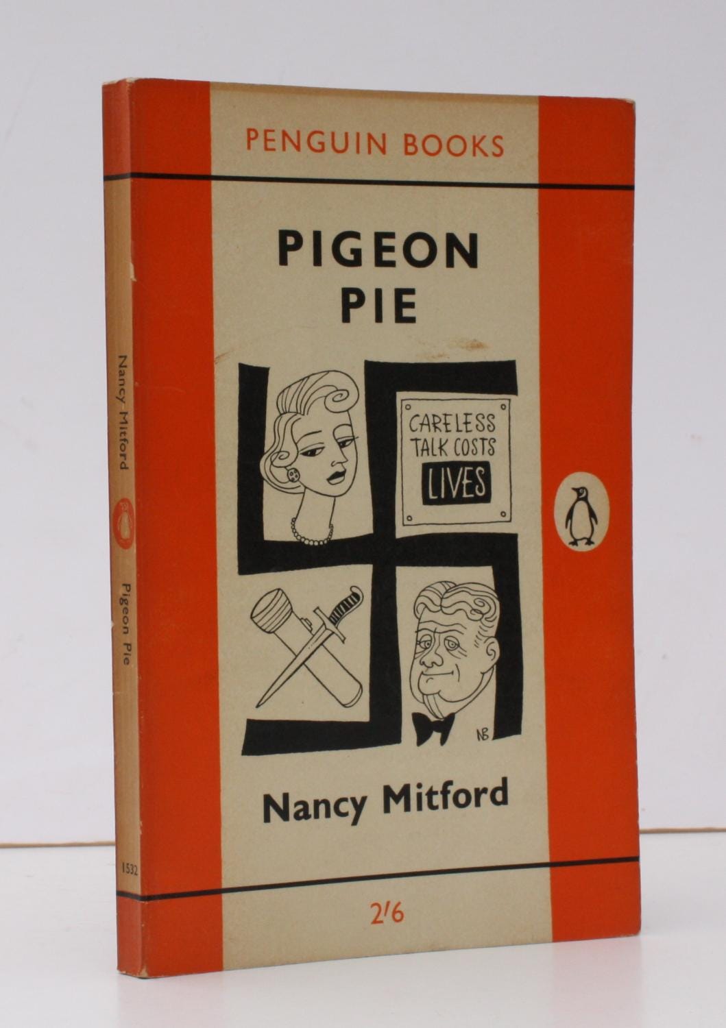 Postwar (1961?) edition of Pigeon Pie, published by Penguin. Photo taken from AbeBooks.