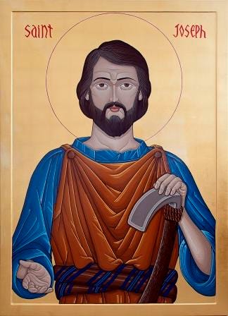 Icon of St. Joseph the Worker - caedm
