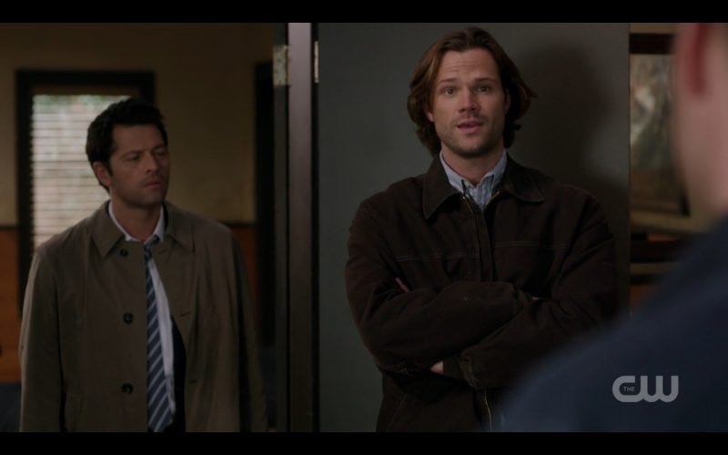 supernatural 1208 lotus sam winchester with cas