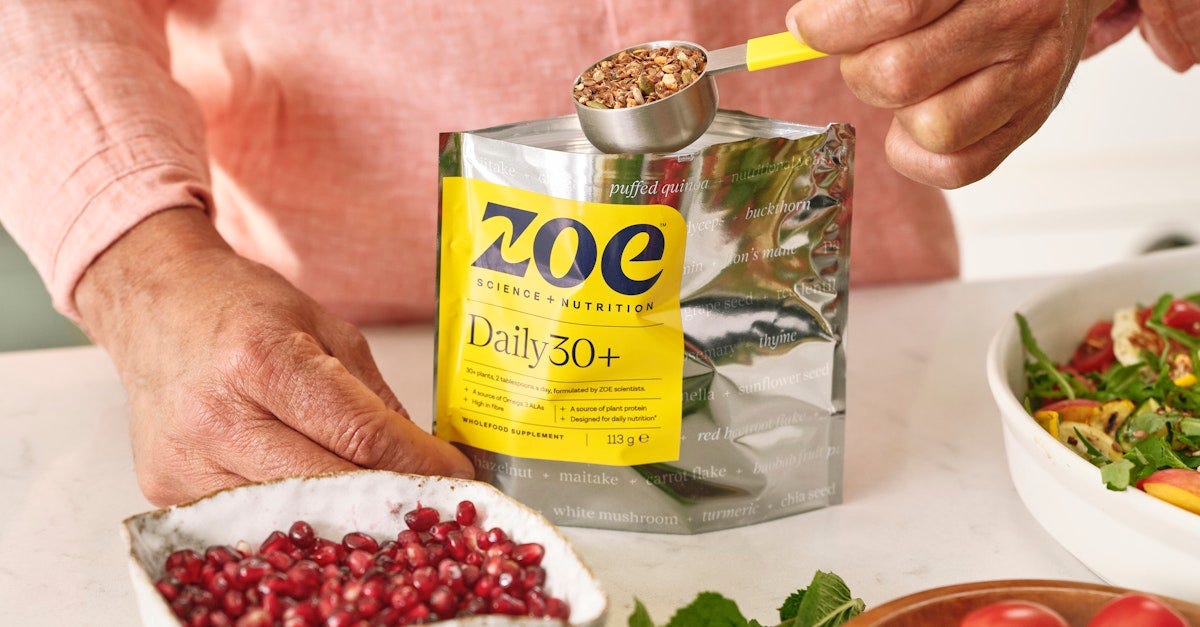 ZOE's Groundbreaking Wholefood Supplement: Daily30+