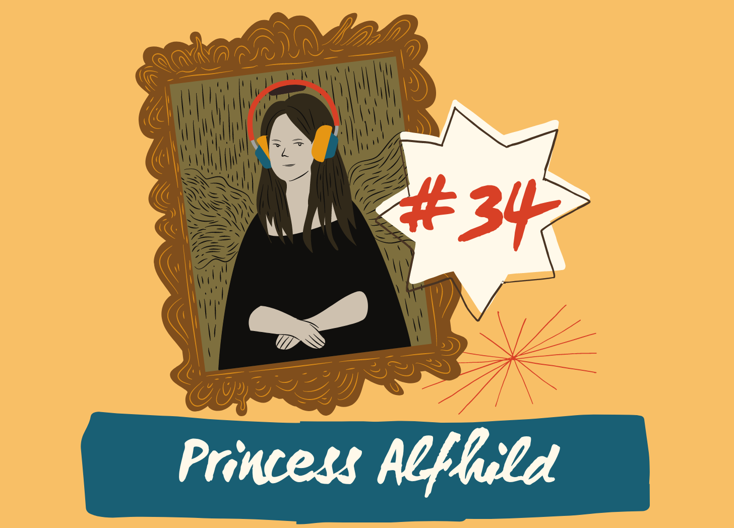 34 - Princess Alfhild - by Valorie Clark - Unruly Figures
