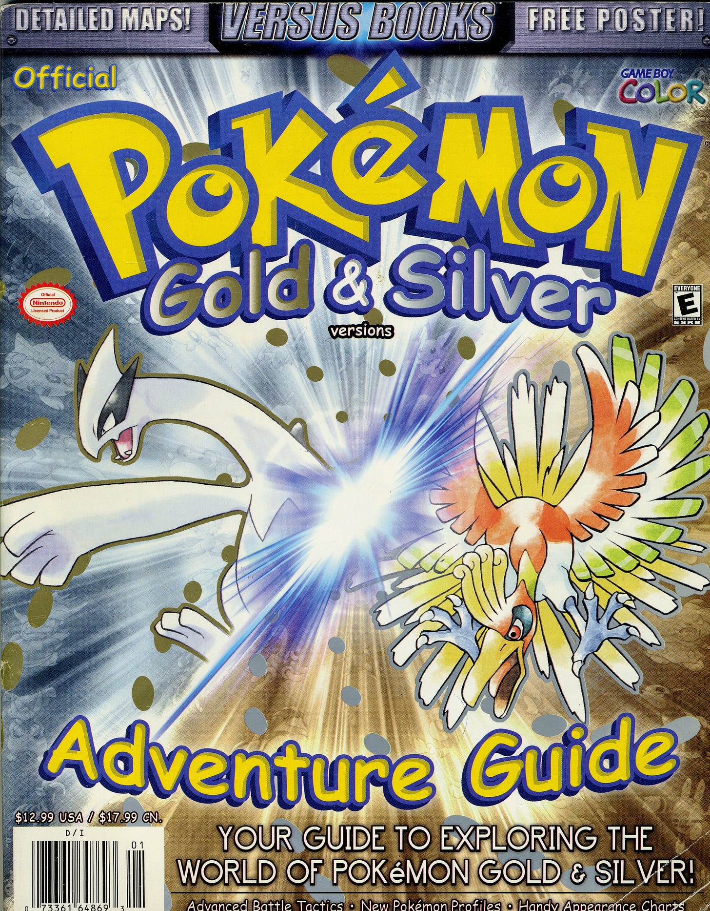 A photograph of Erchon’s Pokémon Gold & Silver Strategy Guide