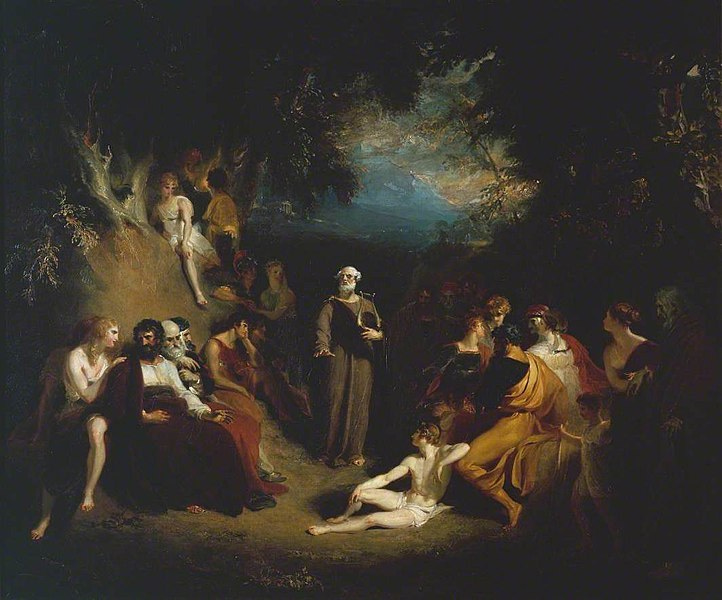 File:Thomas Lawrence (1769-1830) - Homer Reciting his Poems - T01974 - Tate.jpg