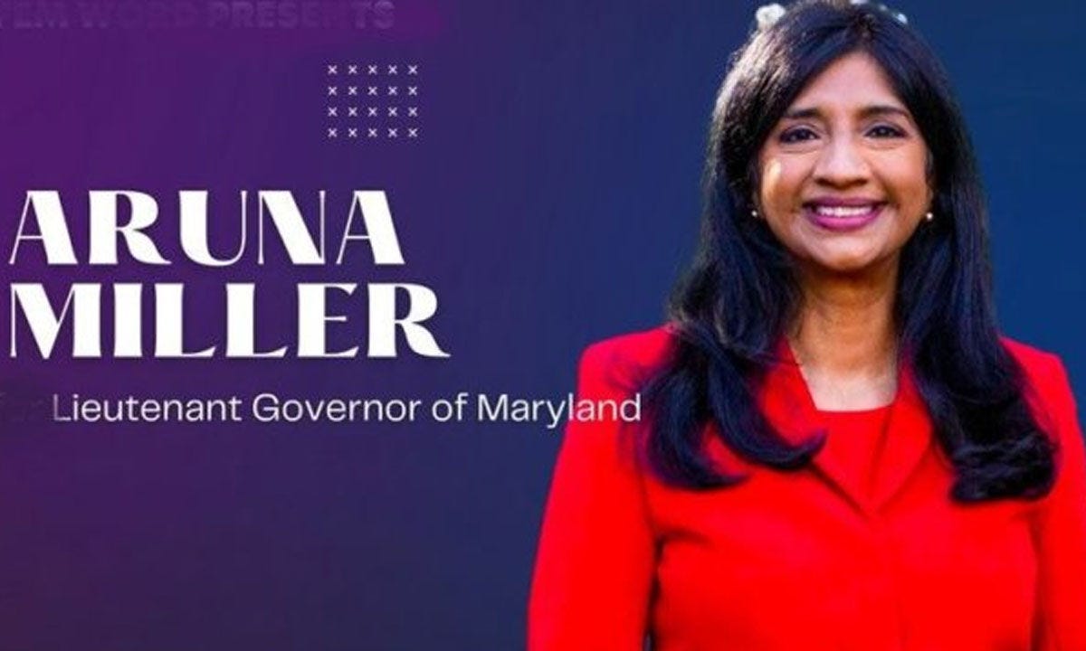 Hyd-born Aruna Miller elected as Maryland's Lt Governor