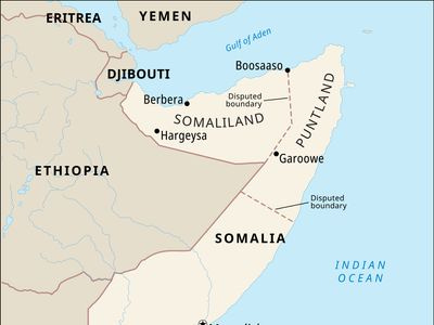 In 1991 the self-proclaimed Republic of Somaliland, in the northwest part of Somalia, asserted its independence from the rest of the country. In 1998 a region in the northeast, the Puntland, declared itself “autonomous.”