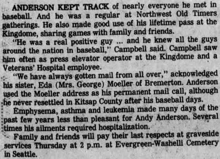 1982 Kitsap Sun Andy Anderson