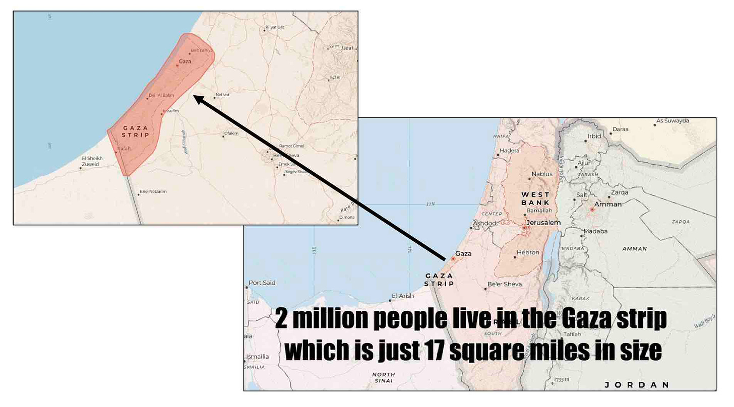 Israel uses starvation as a weapon of war against the Palestinians trapped in the Gaza strip with no where to go.