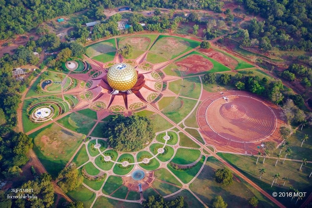 Matrimandir, Auroville, Puducherry. : IndiaSpeaks