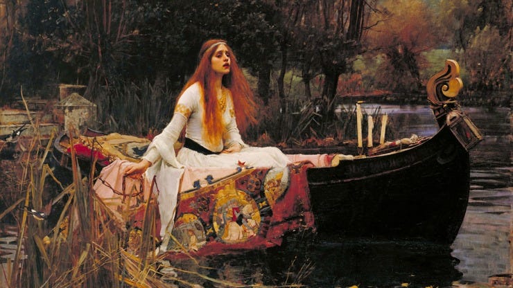 John William Waterhouse - The Lady of Shalott (1888)