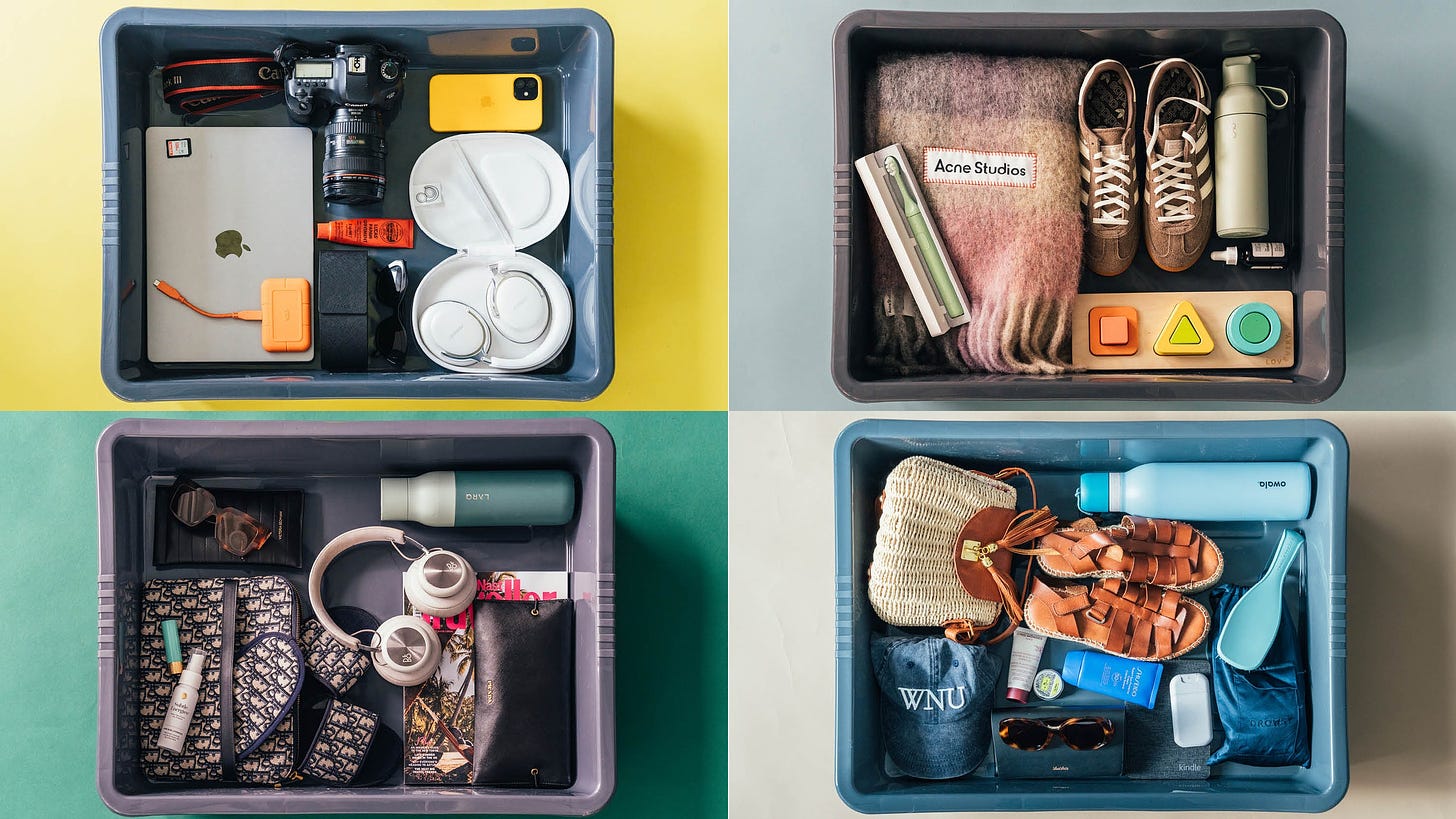 Airport tray trend