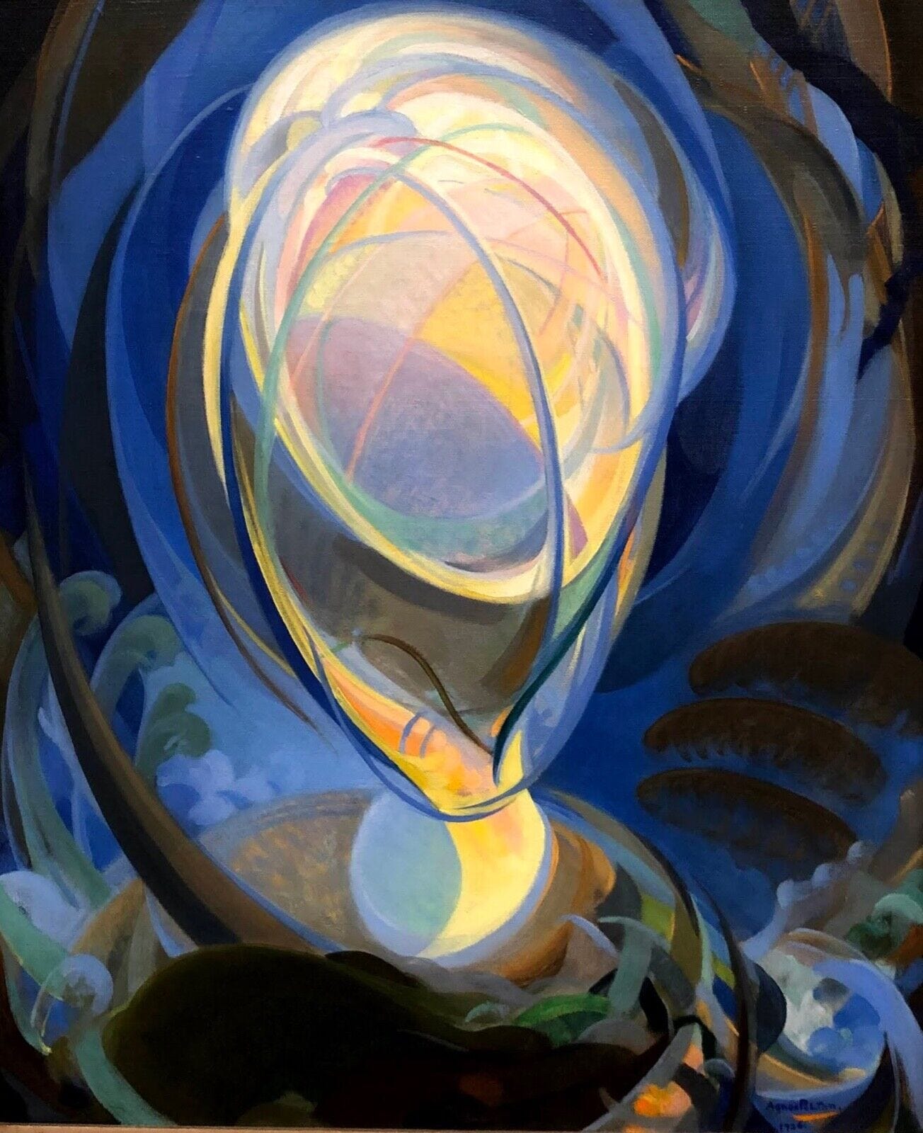 Agnes Pelton : Being :1926 : Archival Quality Art Print 17x22