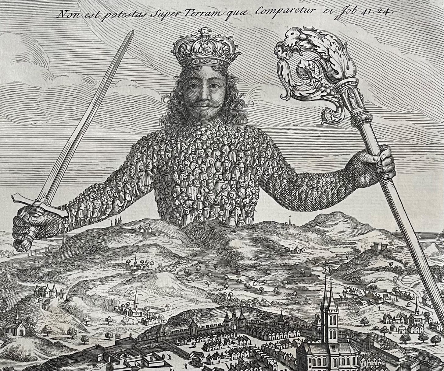 The frontispiece as a 'threshold of interpretation': Thomas Hobbes'  Leviathan (1651) - The Devon and Exeter Institution