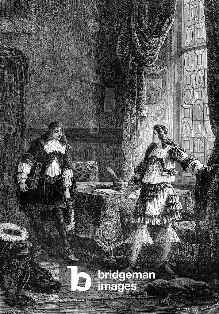 Louis XIV of France dismissing Nicolas Fouquet