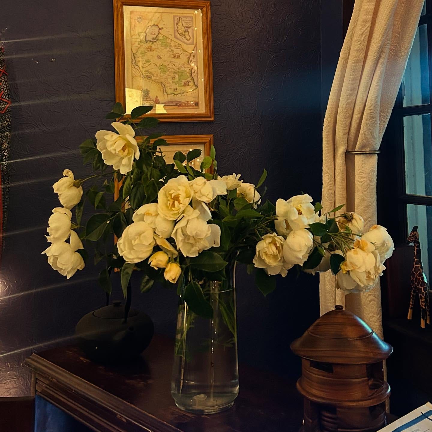 May be an image of sink and peony
