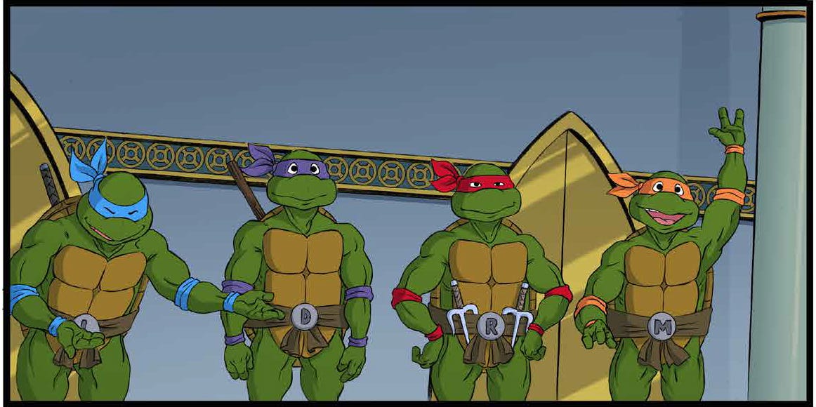 Teenage Mutant Ninja Turtles by Dan Schoening & Luis Antonio Delgado