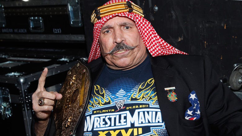 The Iron Sheik at a WWE event in 2011