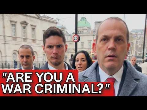 Top Israeli soldier RUNS AWAY from Gaza war crimes questions