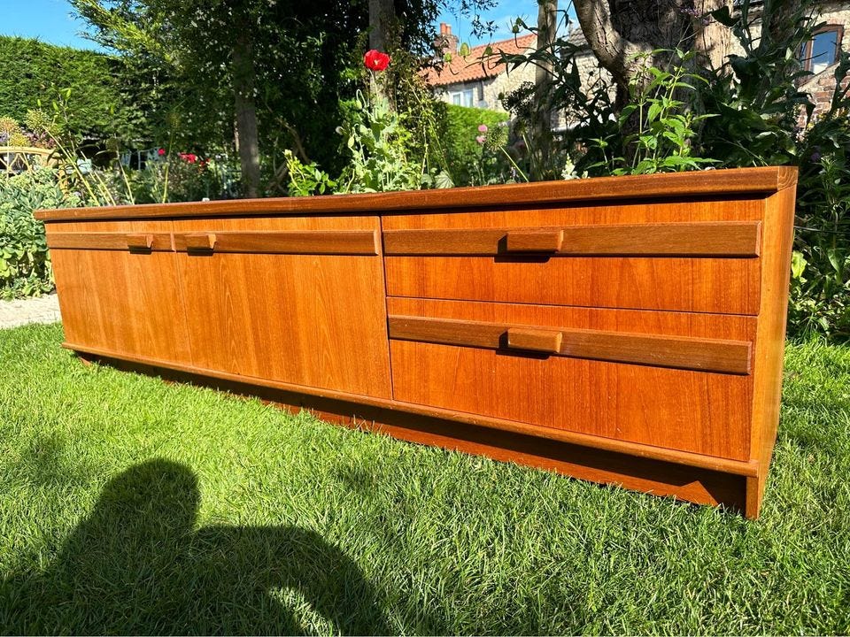 A gorgeous Portwood teak sideboard, similar to the one above.