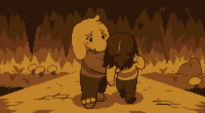 nothing useful. — the sad tale of asriel and chara.