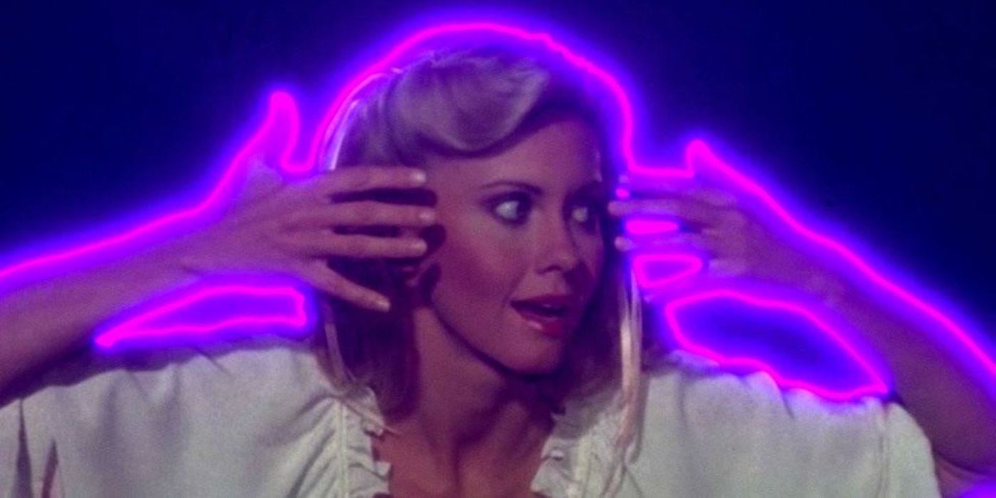 Screenshot of Olivia Newton John in Xanadu
