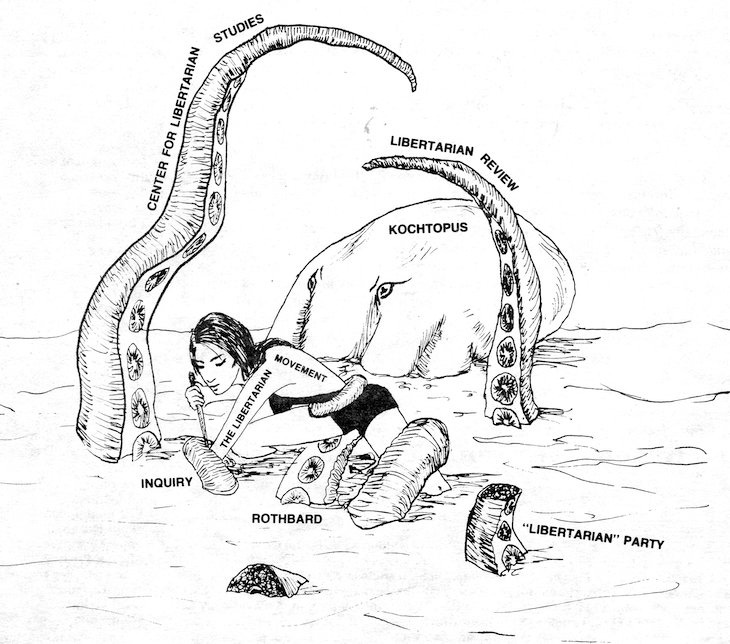 sea monster kochtopus with labels of its influence