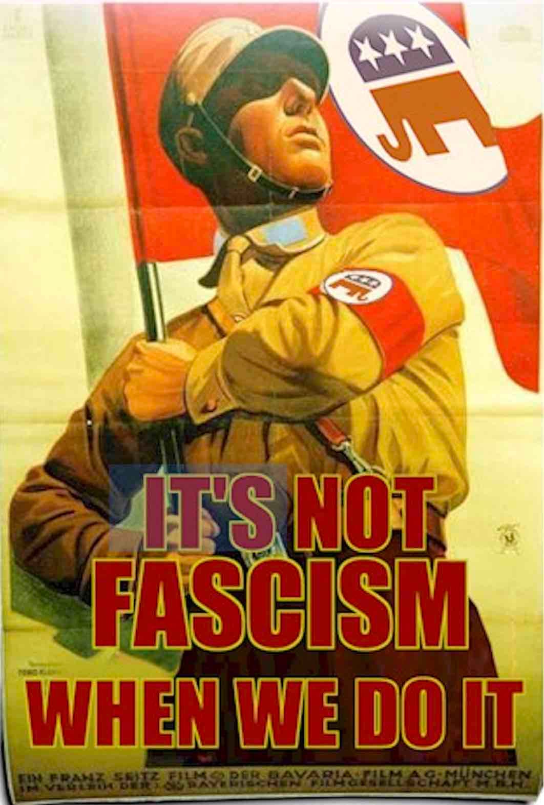 The GOP, however, has been taken over in the past decades by outright authoritarians, race-baiters, homophobes, and misogynists who see one-party fascist rule as their ideal.