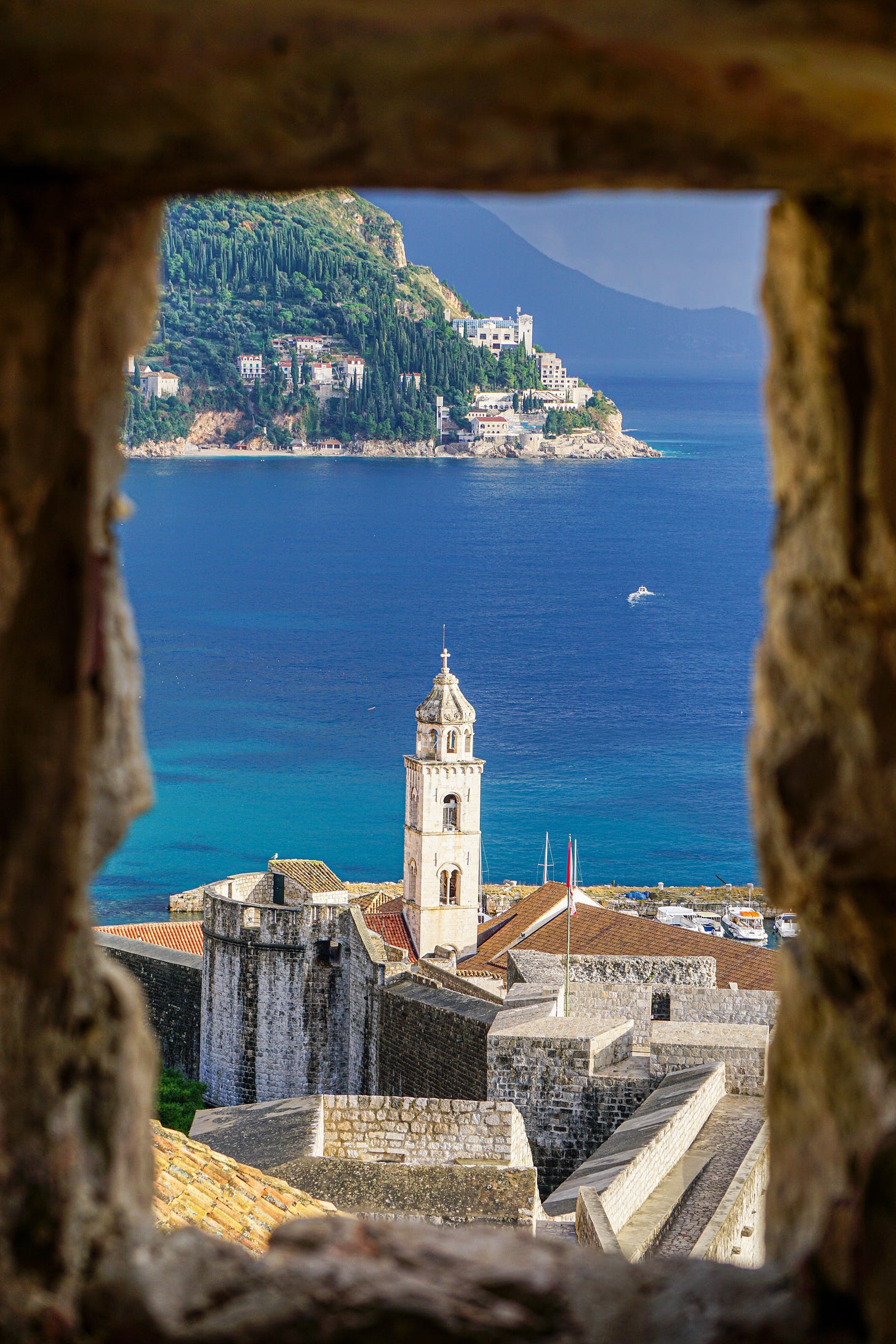 A sneak peak of Dubrovnik, about six hours south of Malinska
