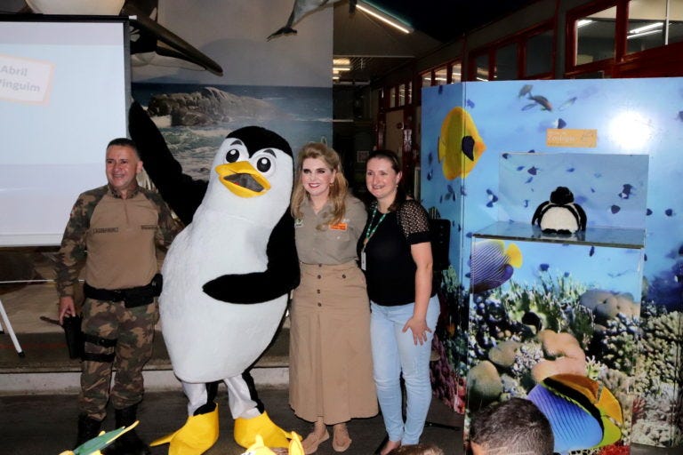 Museu de Zoologia promove ação no Dia Mundial do Pinguim