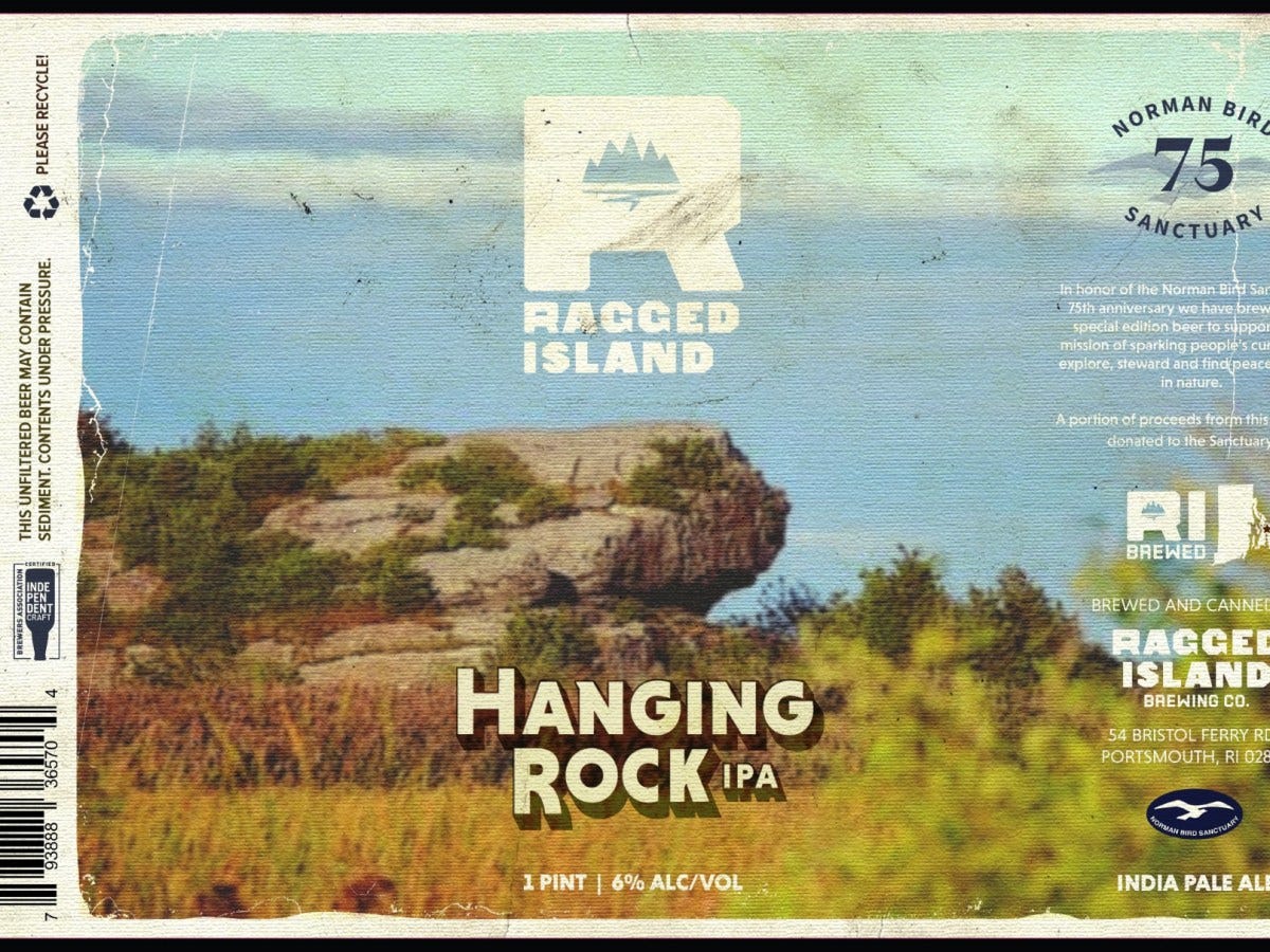 Ragged Island Brewing brews ‘Hanging Rock IPA’ for Norman Bird Sanctuary’s 75th Anniversary