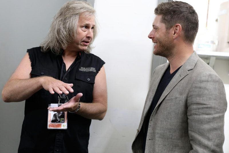 jensen ackles with kansas singer supernatural