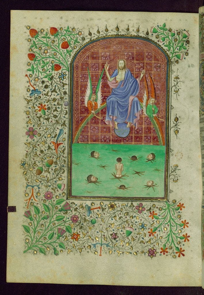 Book of Hours, Last Judgment, Walters Manuscript W.239, fol. 85v | Book of hours, Illuminated ...
