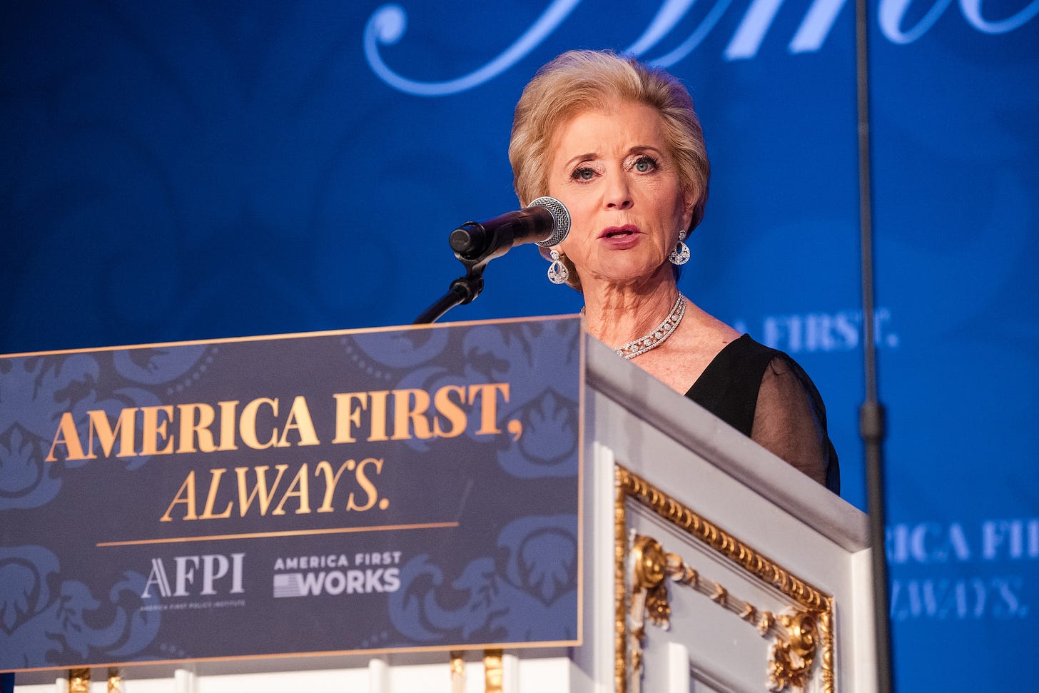 America First Policy Institute on X: "CONGRATULATIONS, AFPI Chair of the  Board @Linda_McMahon, on your selection as United States Secretary of  Education! 🇺🇸 Our Nation needs an America First champion to give