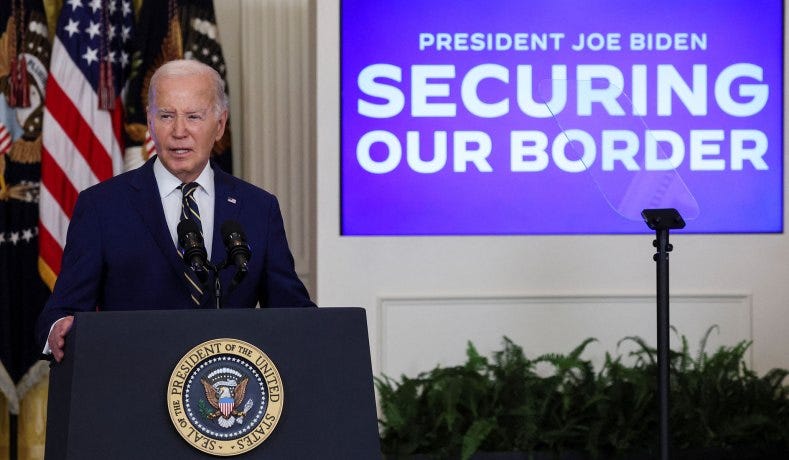 Biden Tightens Asylum Process after Insisting He Needed Congress to Act |  National Review